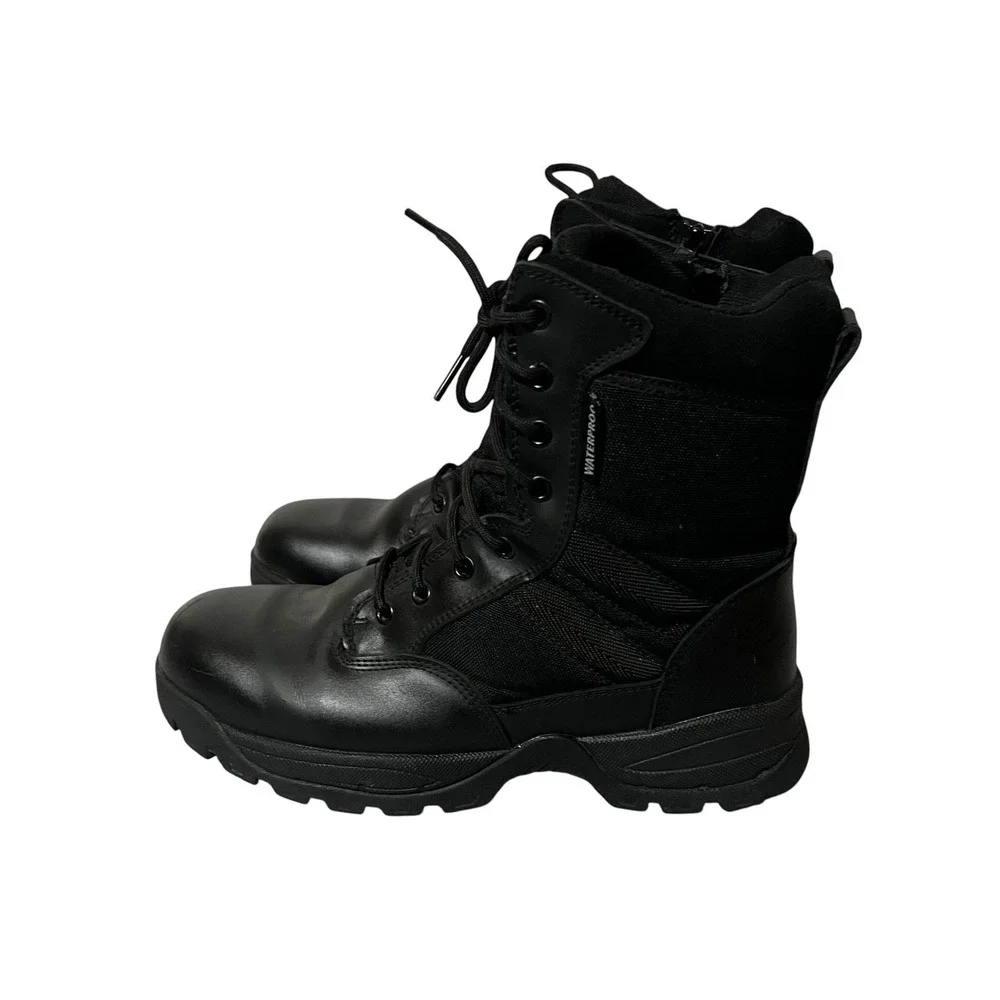 Maelstrom Tac Force 8 Men's Tactical Boots Black Good Waterproof Side Zip Size11